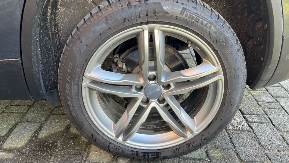 Alufelgen Wheelworld WH11 19 Zoll 8,5x19 auf Winterreifen in Steinfurt