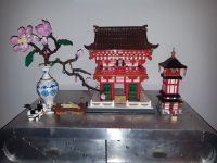 Asia Tempel Deko Klemmbausteine 3 Sets Blüten Japan Wachturm Lego Frankfurt am Main - Innenstadt Vorschau
