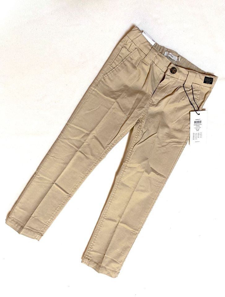 ✨NEUmE✨Chinohose Hose Stoffhose beige name it Gr. 116 in Much