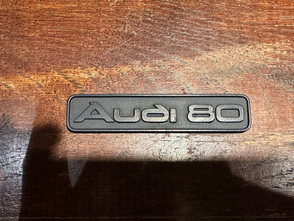 Audi 80 Emblem in Weyhausen