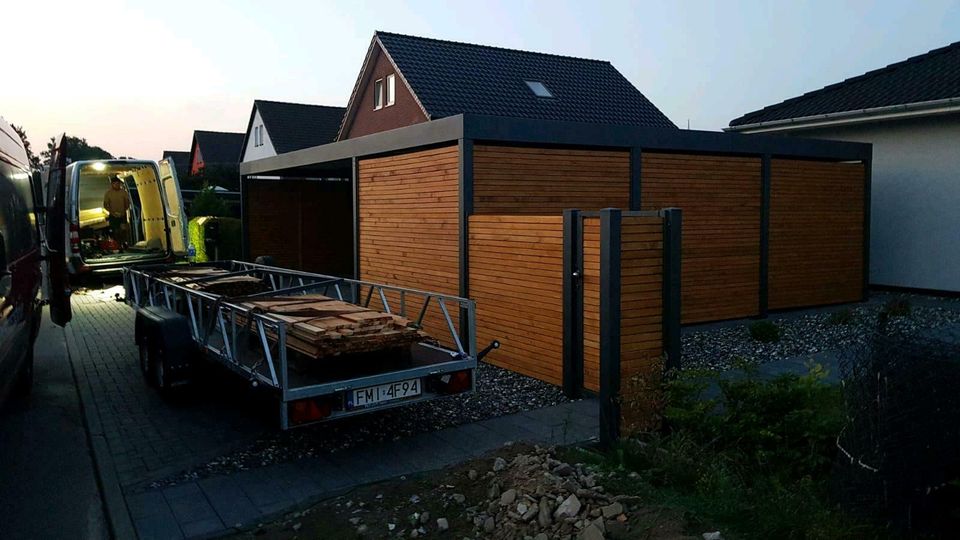 Carport Doppelcarport Metall, Schuppen  Zaun in Görlitz