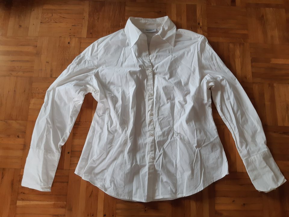 Bluse Hemd Damen Yessica Gr. 44 weiß basic in Bonn