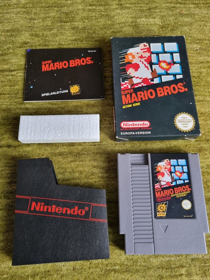 Super Mario Bros. (Nintendo NES, 1987) OVP, top Zustand in Leipzig