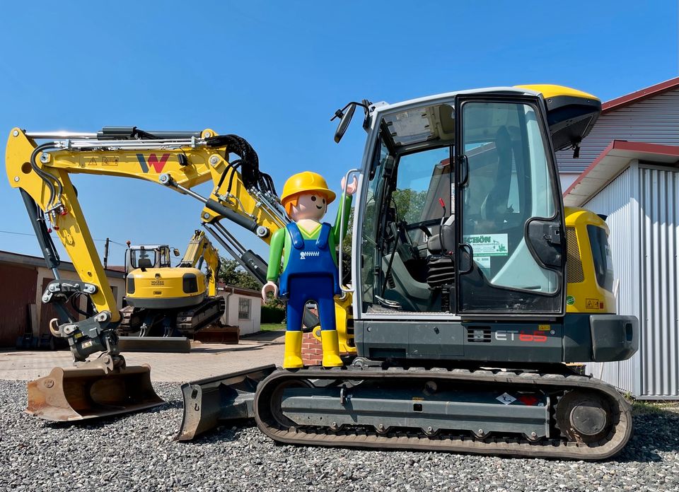 Vermiete Minibagger 6,5t. Wacker Neuson ET65, Baumaschine in Freystadt