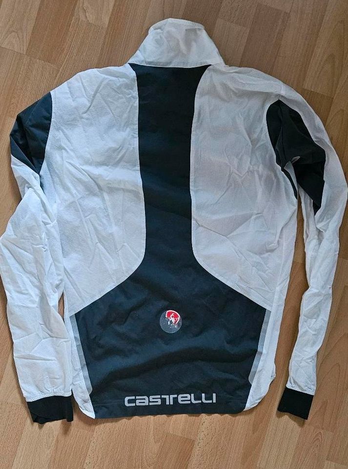 Castelli Windjacke Gr. L weiß Rennrad Radjacke in München