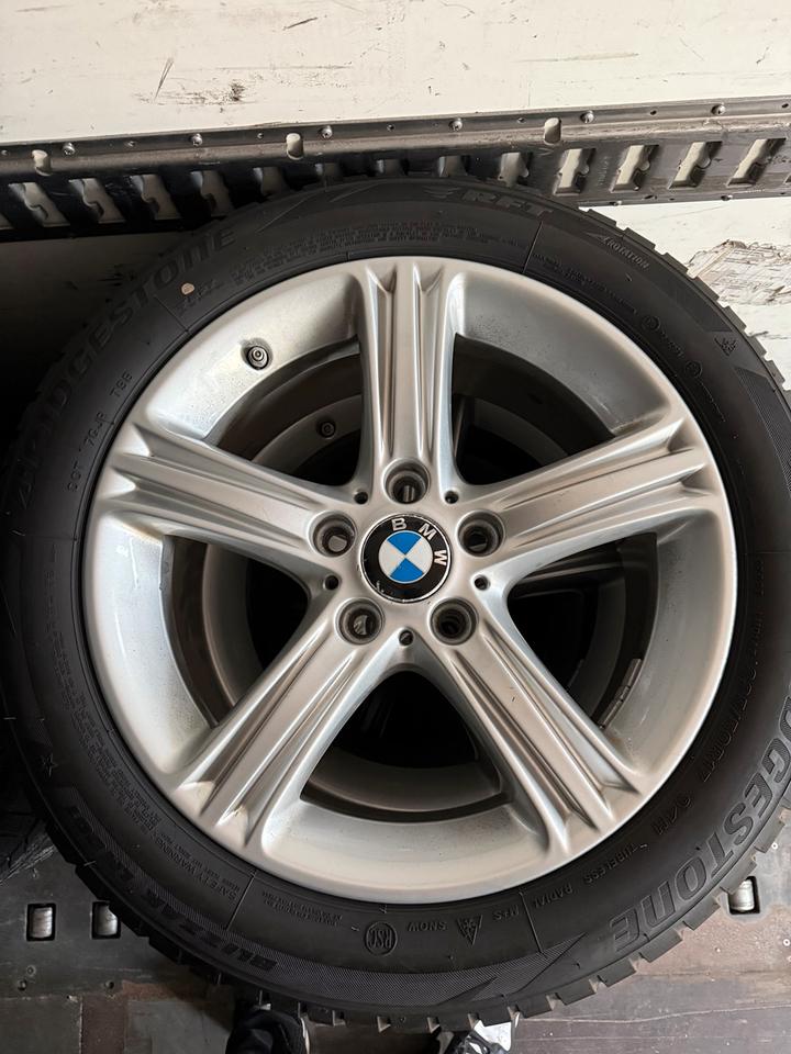 4x Winterreifen 225/50 R17 / orig. BMW 3er F30,F31 4er F32,F33 in Edingen-Neckarhausen