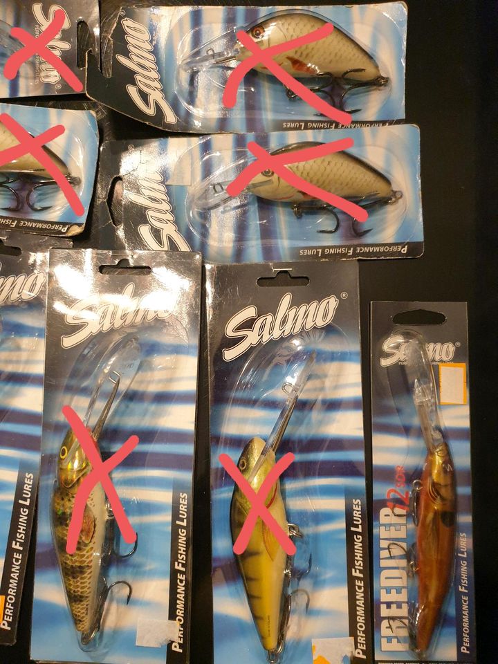 Salmo Wobbler Hornet Bait Perch 12SDR Freediver FD12SDR Angeln in Berlin