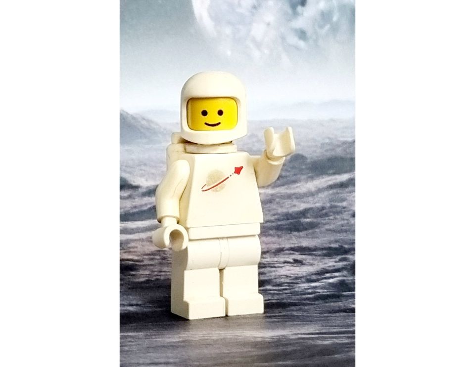 LEGO Space Classic Figur Astronaut, weiß, SP006, Helm Airtanks in Neuss