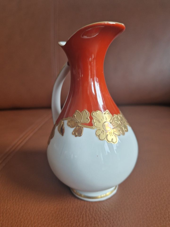 Wunderschöne Waldershof Porzellan Mini Vase mit 22 Karat Gold in Paderborn