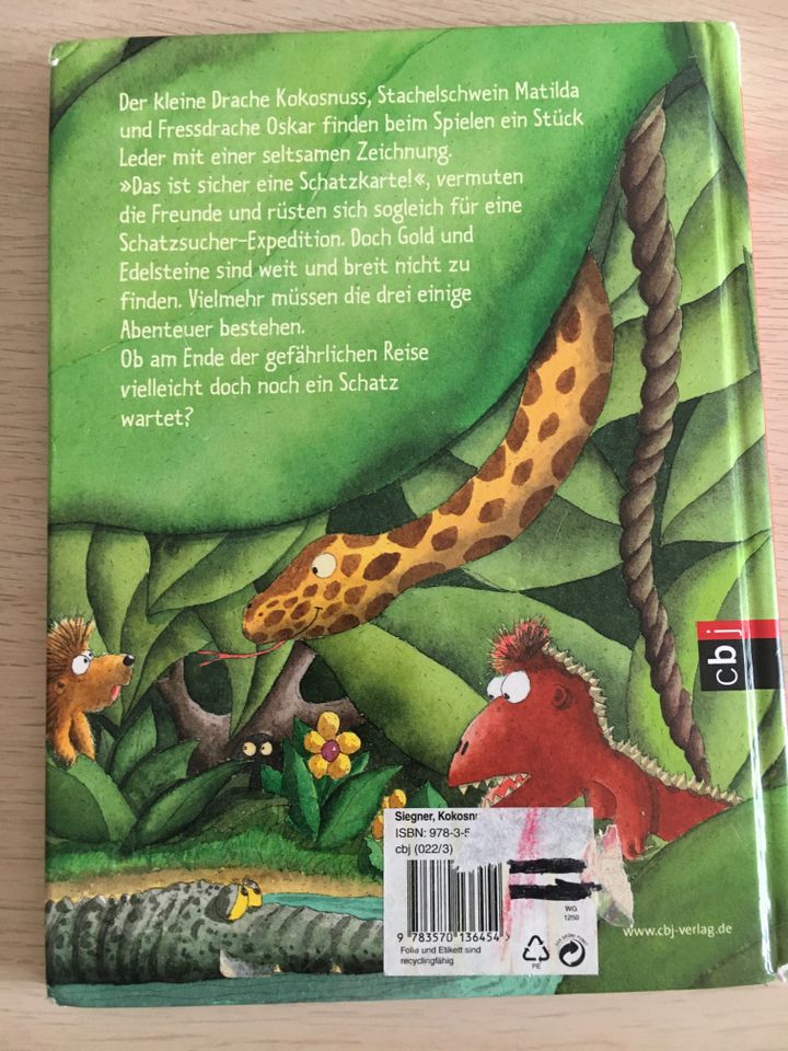 Der kleine Drache Kokosnuss & der Schatz im Dschungel Kinderbuch in Frankfurt am Main