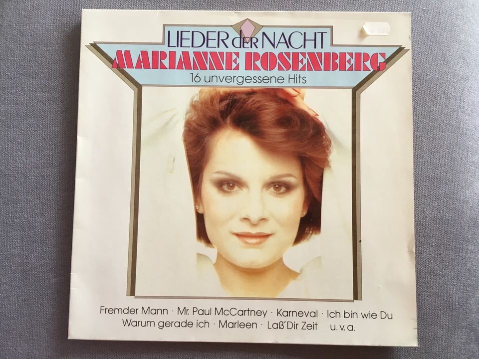 LP Lieder der Nacht von Marianne Rosenberg - 16 unvergessen Hits in Untermünkheim