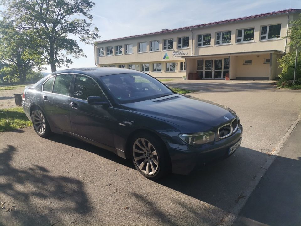 NOT VERKAUF verkaufe unseren geliebten BMW 745i mit Motorschaden in Bad Liebenzell