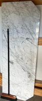 Marmorplatte elegant weiß/grau groß Kamin Bodenplatte Bayern - Vaterstetten Vorschau