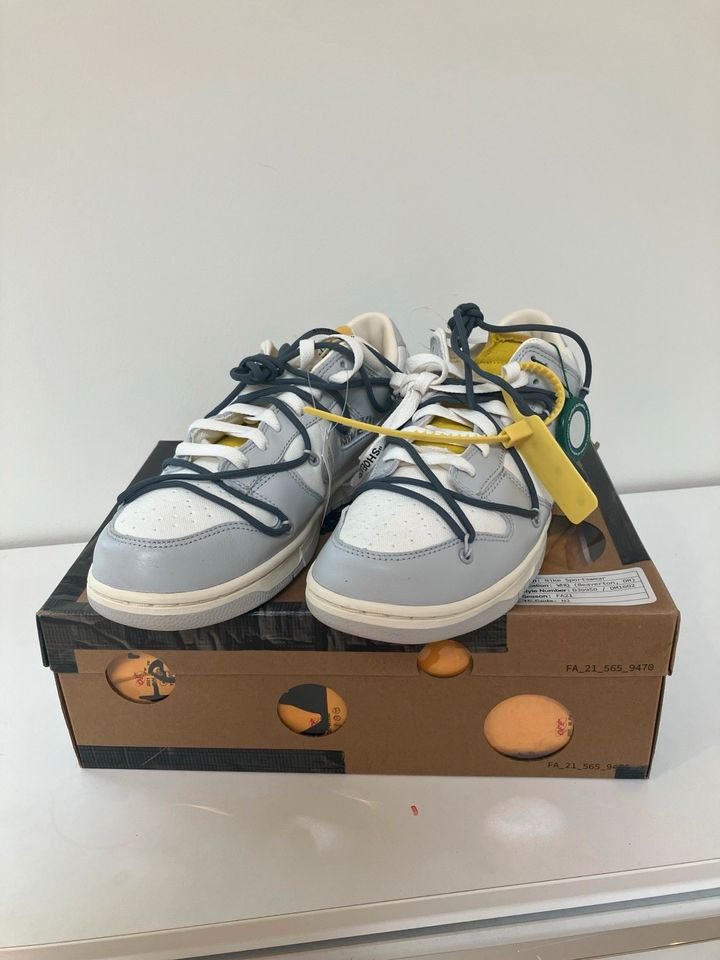 Nike Dunk Low Off White Lot 41 in Halle