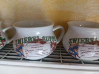 Suppenschüsseln / Zwiebelsuppe und Tomatensuppe Rheinland-Pfalz - Wawern Saar Vorschau