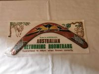 AUSTRALIAN RETURNING BOOMERANG Made in Australia Original Rheinland-Pfalz - Kaiserslautern Vorschau