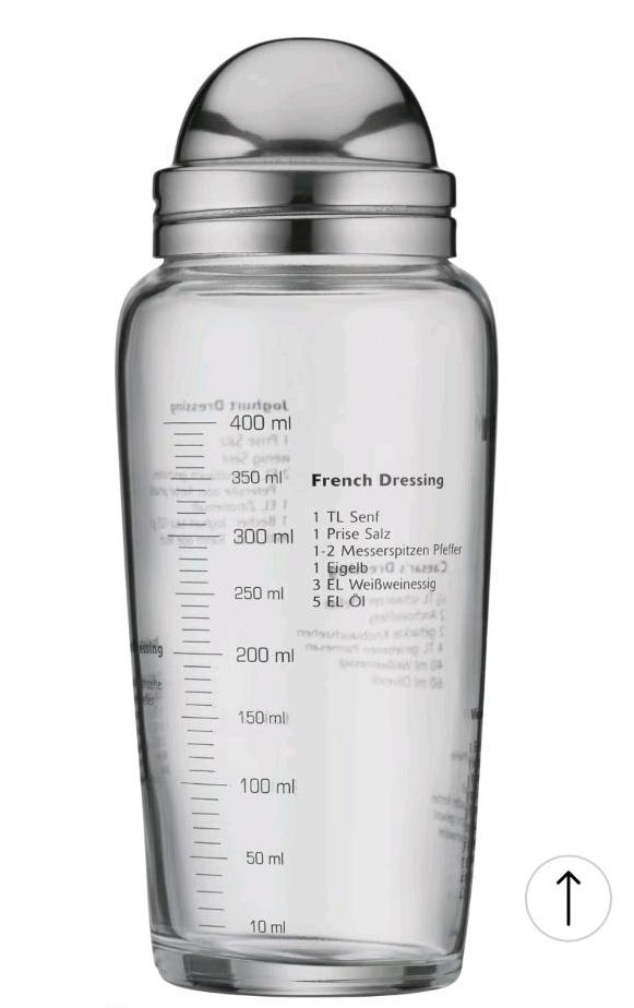 WMF Dressing Shaker ☆400 ml ☆Rezepte ☆ Glas ☆wie neu☆ top ☆ in Unna