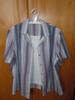 Bluse Gr. 44 blau/weiss/hellblau sehr flott zur Jeans Baden-Württemberg - Uhingen Vorschau