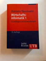 Wirtschaftsinformatik 1 Hansen/Neumann Baden-Württemberg - Bad Wildbad Vorschau