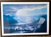 Kunstdruck gerahmt (103x73cm) H.-W. SAHM „WEITBLICK (1989)“ Hessen - Knüllwald Vorschau