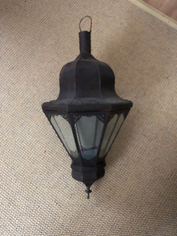 Alte Lampe Deckenlampe Metall Laterne in Kirchheim unter Teck