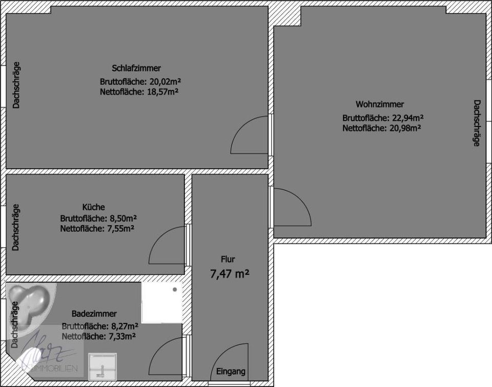 ***ZENTRUMSNAH UND GERÄUMIG*** 2-Raumwohnung im Zentrum von Riesa mit Tageslichtbad, Eckbadewanne und Dusche ab sofort zu vermieten in Riesa