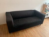 Ikea 2er Couch/Sofa KIPPLAN schwarz Sachsen-Anhalt - Halle Vorschau