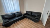 Schwarze Ledersofas mit Bettfunktion Bremen - Woltmershausen Vorschau