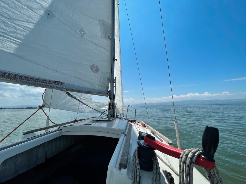 Bootsausflug für 2 / Mitsegeln / Segeln auf dem Bodensee in Langenargen