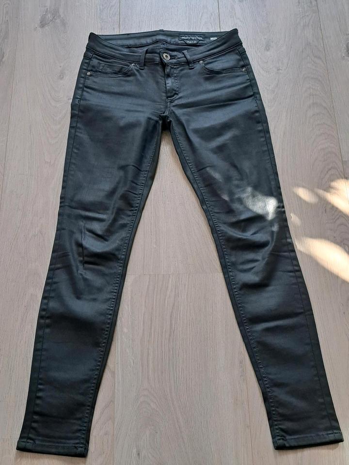 MOP Skara Slim Jeans Lederoptik coated beschichtet W30 L32 in Pegau
