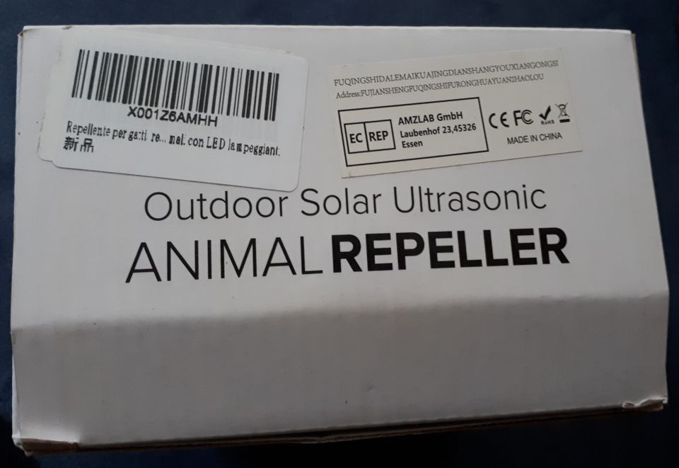 Animal Repeller - Katzenschreck - Tiervertreiber - Solar in Grevenbroich