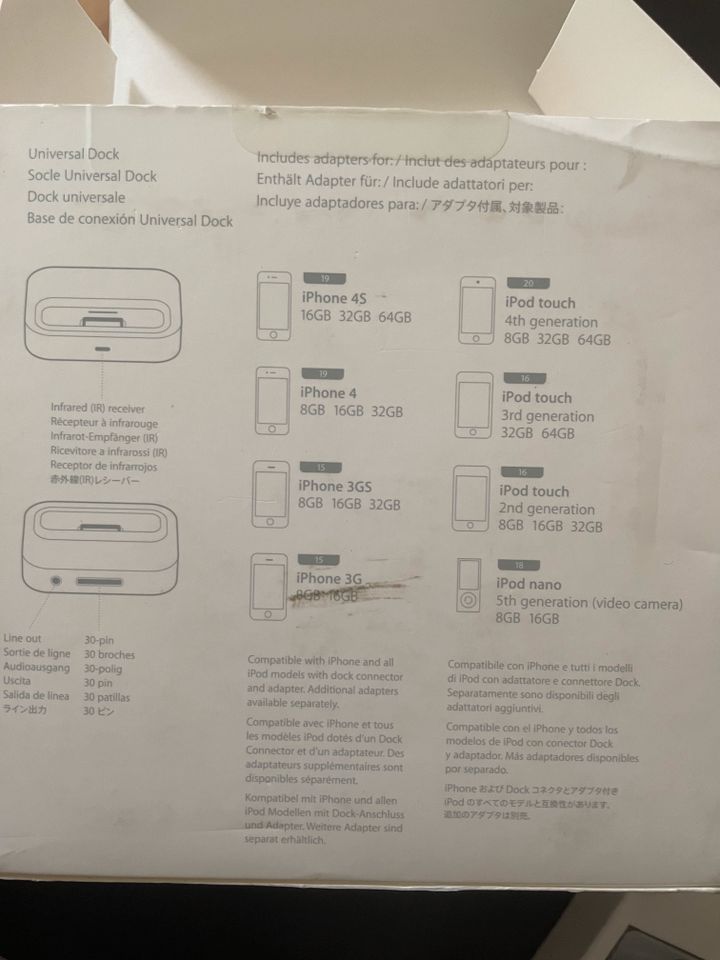 Apple Universal Dock für Iphone 3/4 ohne USB Kabel in Bielefeld