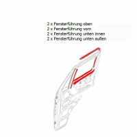 Türschachtdichtung/Fensterführung SET passend für VW T3 Thüringen - Leinefelde Vorschau