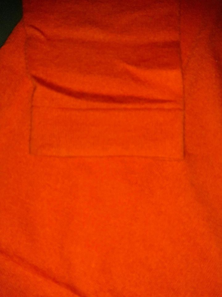 Strenesse Longpullover orange Gr. 42 Schurwolle & Kashmir in Volkertshausen