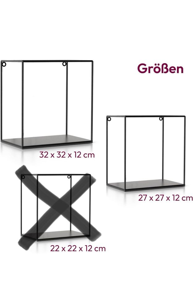 Wandregal 2 Stück in Bottrop
