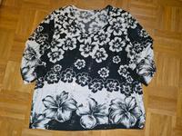 Schwarz-Weißes Damen Shirt mit Glitzer Obergiesing-Fasangarten - Obergiesing Vorschau