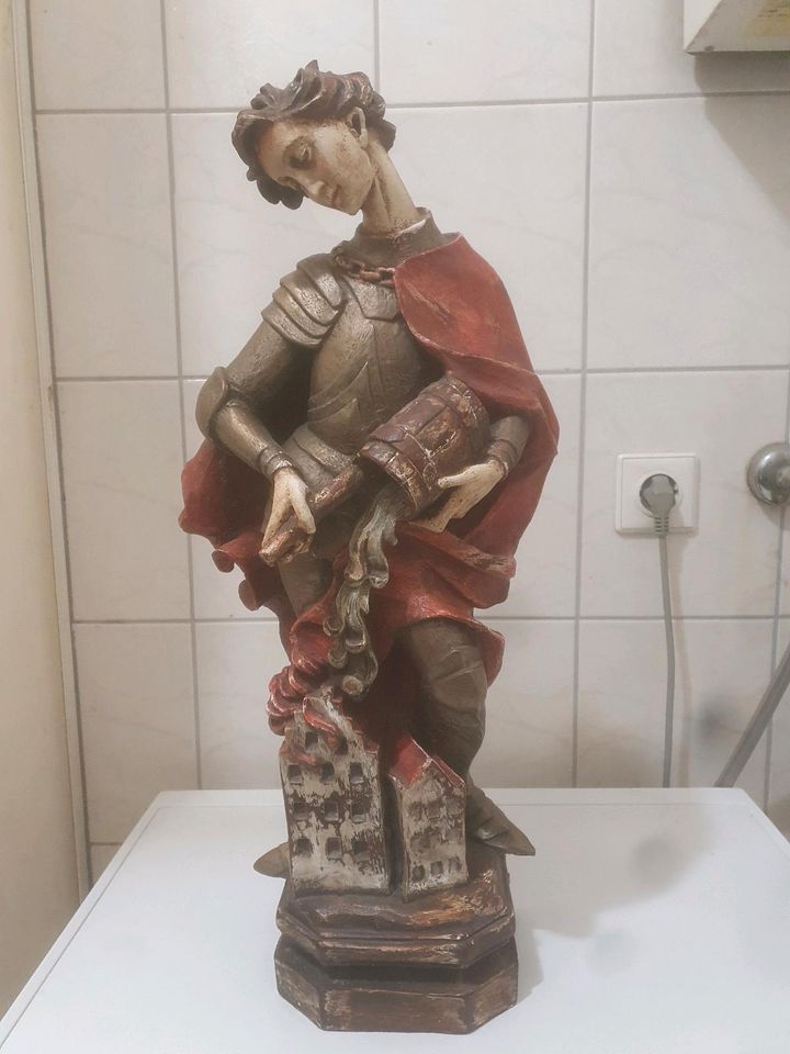Heiligenfigur: Heiliger Florian, Naturstein, 60cm, handarbeit!! in Datteln