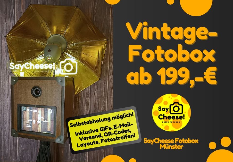 ✨ Vintage Fotobox MIETEN in Münster und dem Münsterland ✨ in Centrum