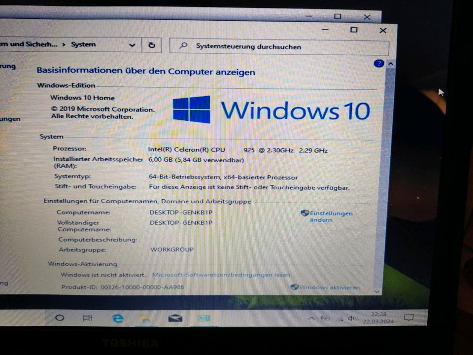 Toshiba Satellite C660-1FE in Eberswalde