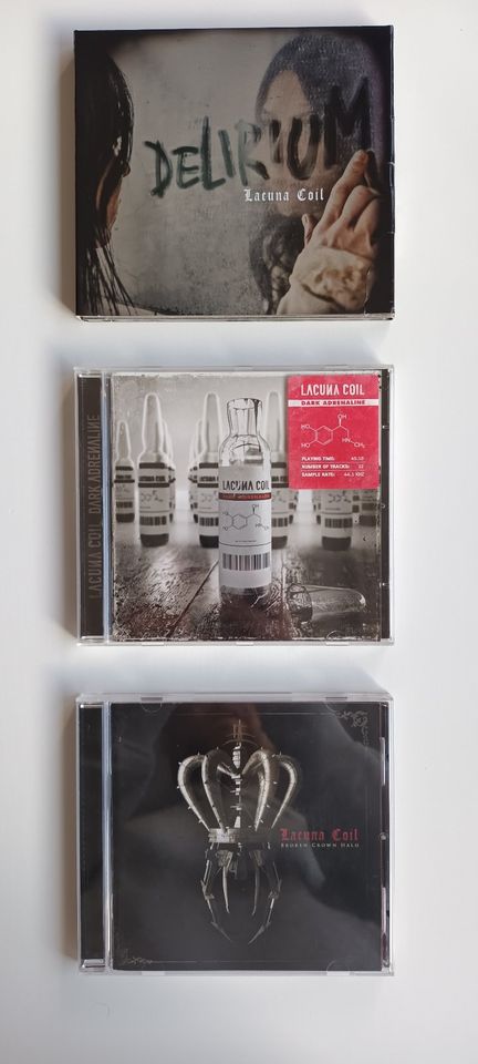 3x Album Lacuna Coil Delirium , Dark Adrenaline , Broken ( CD ) in Buxtehude