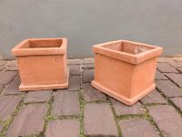 2x Impruneta Terracotta Blumenkasten quadratisch schlicht Tontopf Baden-Württemberg - Ettlingen Vorschau