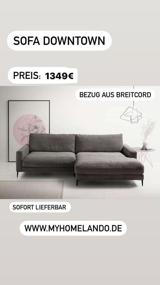 Sofa Couch Wohnlandschaft Top Sale Angebote sofort lieferbar in Dresden