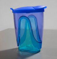 Tupperware Eleganzia Kanne Tupper blau/grün Niedersachsen - Großenkneten Vorschau