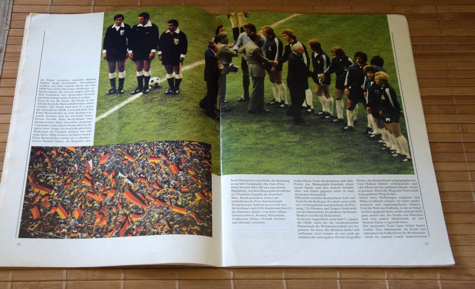 Fußball WM Sonderheft 1978 Weltmeisterschaft in Bitburg