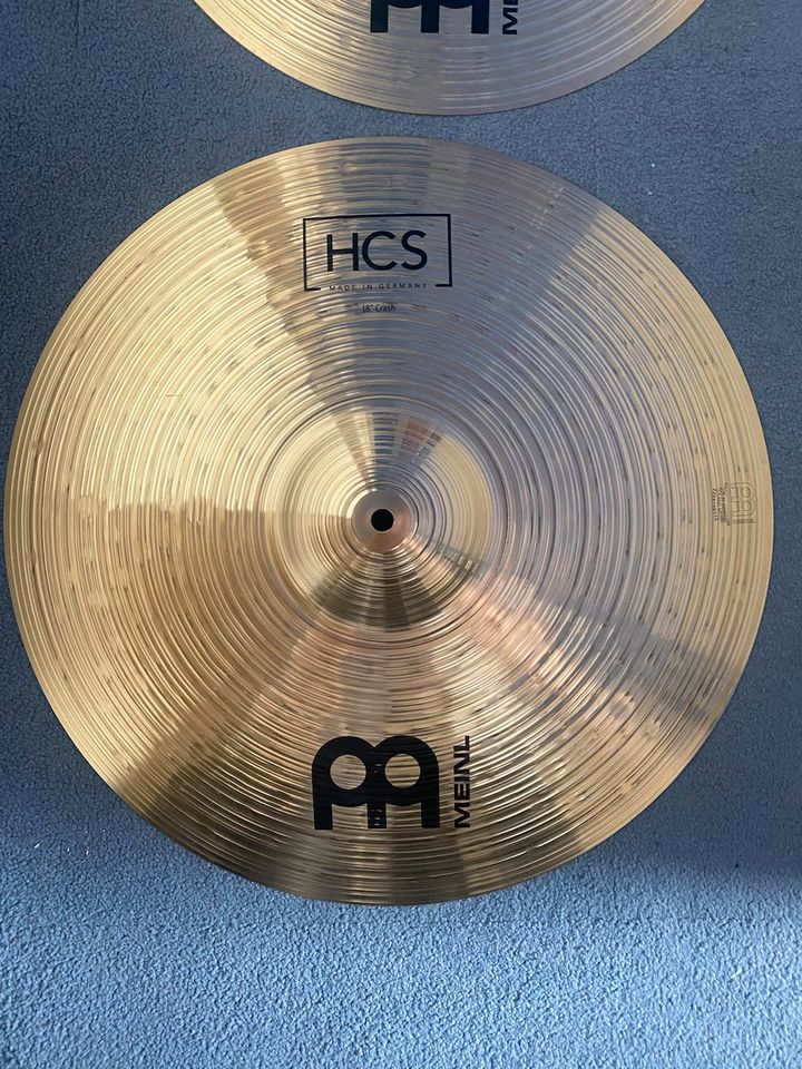 Crash Becken Meinl HCS  16“ + 18“ in Barsinghausen