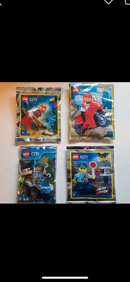 LEGO City 4 Stück Polizei-Jeep, Verkehrskontrolle etc. NEU in Bergisch Gladbach