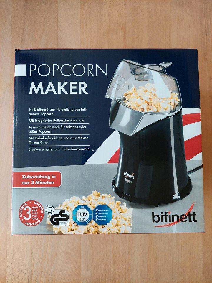 Popcornmaker, Heißluft, unbenutzt, in Orginalverpackung in Viernau