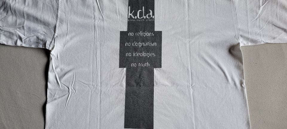 K.D.A. T Shirt Sammlungsauflösung Metal Krebs durch Arbeit in Kettenheim