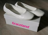 Neuwertige Gr. 36 Mädchen Ballerinas weiß Kommunion Schuhe Hessen - Kassel Vorschau