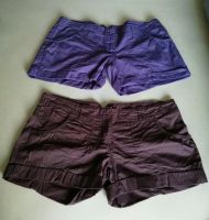 2 Shorts Damen Gr. 40 lila/braun 100%Baumwolle Niedersachsen - Lengede Vorschau